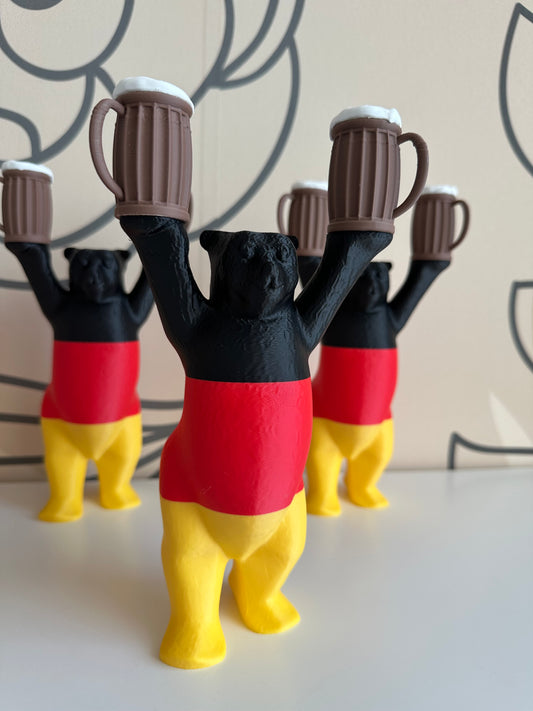 🐻 Figurine Ours Buddy Bärchen – Édition Limitée Allemagne & Bière