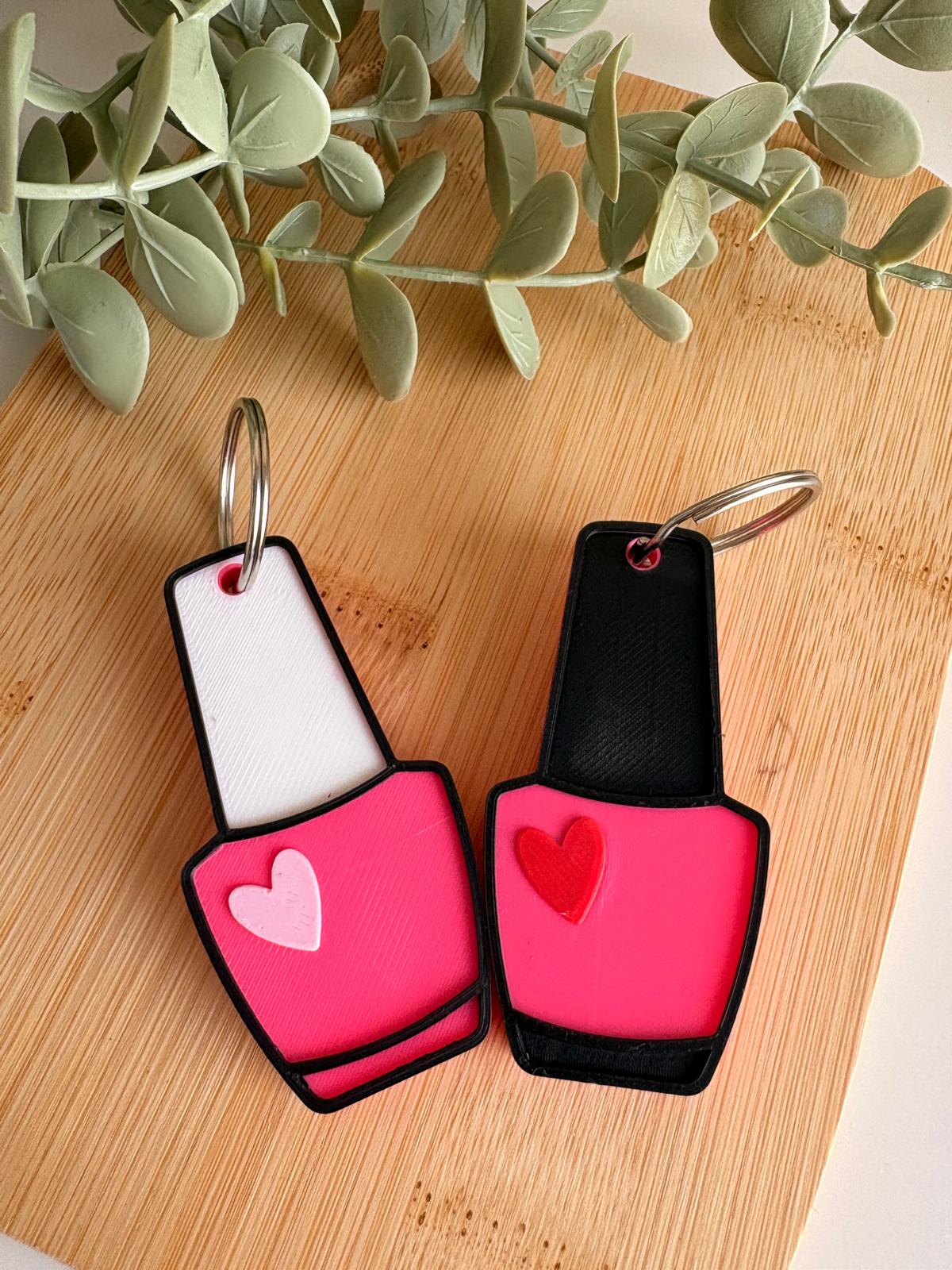 Porte-Clés Ouvre-Canette "Vernis à Ongles"