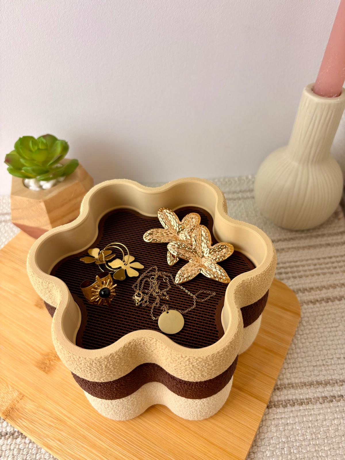 Vide-Poche "Bloom" – Organiseur de Rangement Empilable & Modulable