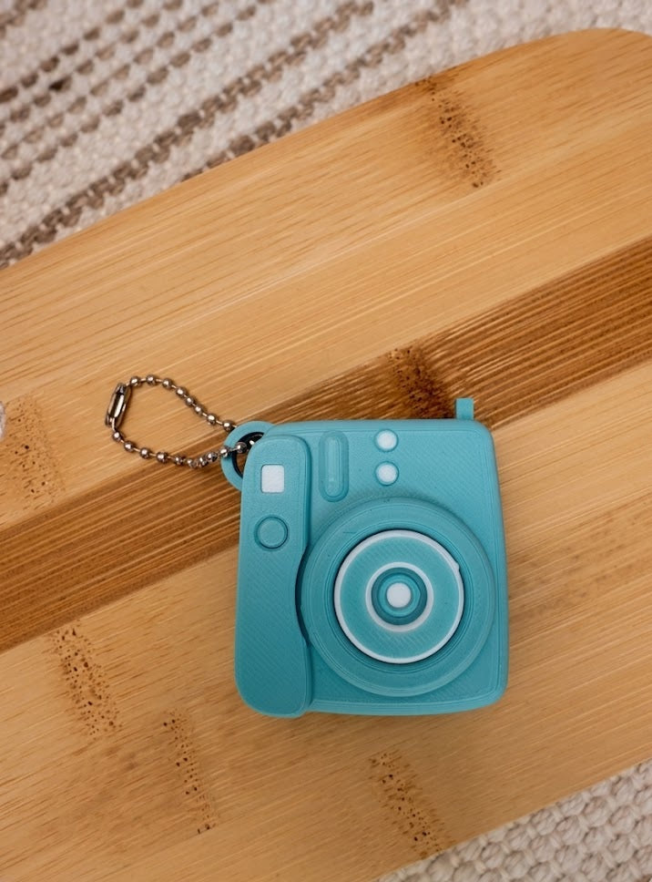 Porte-clés Appareil Photo Interactif – Mini Album Photo Personnalisé "Effet Instax"