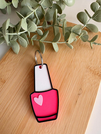 Porte-Clés Ouvre-Canette "Vernis à Ongles"